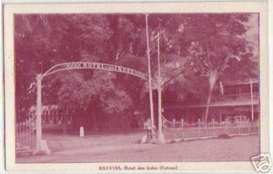 11211 Ak Batavia Hotel des Indes (Entree) um 1910
