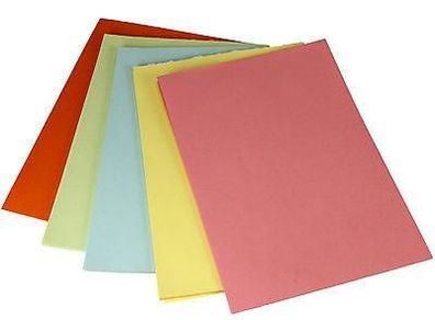 1Kg Buntpapier 200 Blatt 5 Farben farbiges Zeichenpapier Tonpapier 80g/ m²