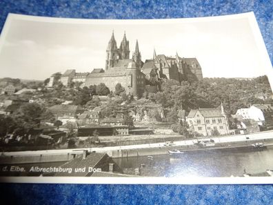 5448 Postkarte, Ansichtskarte -Meißen a.d. Elbe-Albrechtsburg und Dom