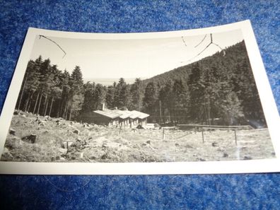 5458 Postkarte, Ansichtskarte -Skihütte Eckernloch am Brocken