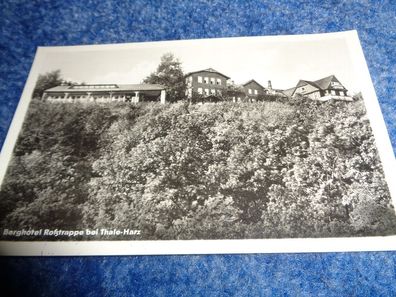 5464 Postkarte, Ansichtskarte -Berghotel Roßtrappe bei Thale Harz
