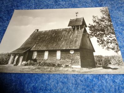 5478 Postkarte, Ansichtskarte-Rohrdachkirche in Born
