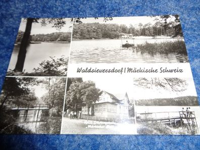 5482 Postkarte, Ansichtskarte-Waldsieversdorf / märkische Schweiz/ Kreis Strausberg