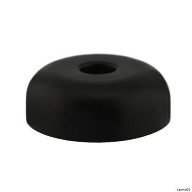 4 x Möbelfuß Ø 45mm h 15mm Kunststoff schwarz rund Möbelgleiter Sofa Sessel