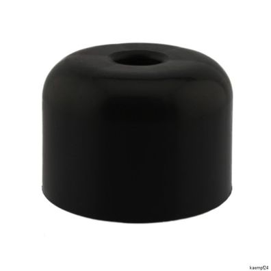 4 x Möbelfuß Ø 50mm h 35mm Kunststoff schwarz rund Möbelgleiter Sofa Sessel