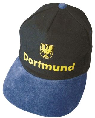 Baseballcap mit Einstickung - Dortmund Adler gelb schwarz - 68889 schwarz