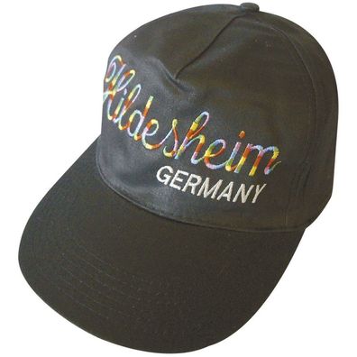 Baseballcap mit Einstickung - Hildesheim Germany - 68055 schwarz