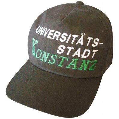 Baseballcap mit Einstickung - Universitäts Uni Stadt Konstanz - 68015 schwarz