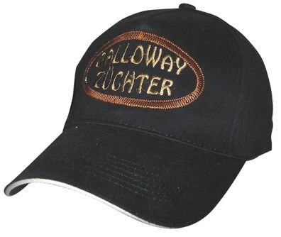 Baseballcap mit Stick - Galloway Züchter - 69619 schwarz - Cap Kappe Baumwollcap