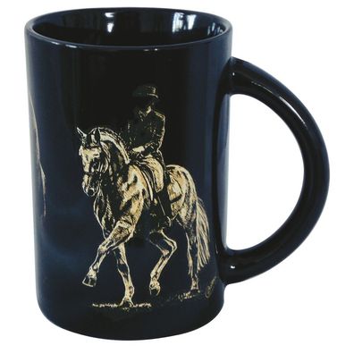 Tasse mit Print Pferdemotiv Dressurreiter 57344 ©Kollektion Bötzel