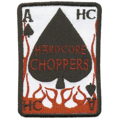 Aufnäher - Hardcore Choppers - 04181 - Gr. ca. 8,5 x 6,5 cm - Patches Stick Applika