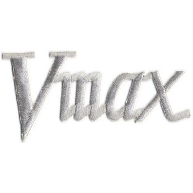 Aufnäher "Vmax" NEU Gr. ca. 8-11cm (04310 schwarz) Stick Patches Applikation Emblem