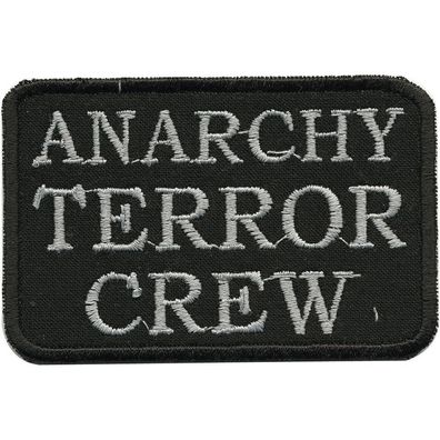 Aufnäher - Anarchy Terror Crew - 01952 - Gr. ca. 8,5 x 5,5 cm - Patches Stick Applik