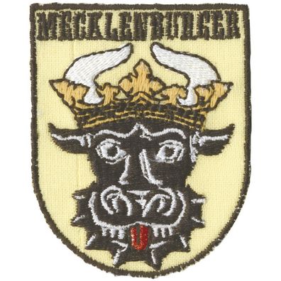 Aufnäher - Aufnähwappen - Mecklenburger - 00816 - Gr. ca. 5 x 6 cm - Patches Stick