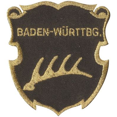 Aufnäher - Brandzeichen Baden-Württbg. - 04645 - Gr. ca. 6,5 x 7 cm - Patches Stick