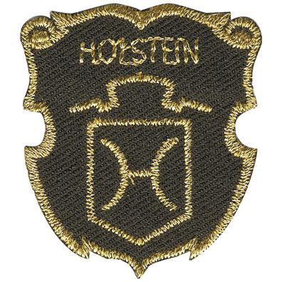 Aufnäher - Brandzeichen Holstein - 02164 - Gr. ca. 3,5 x 4 cm - Patches Stick Applik