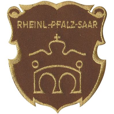 Aufnäher - Brandzeichen Rheinl-Pfalz-Saar - 04648 - Gr. ca. 6,5 x 7 cm - Patches Sti