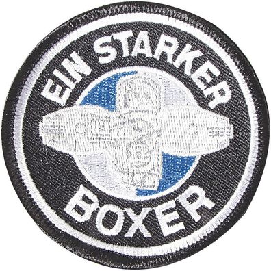 Aufnäher - EIn Starker Boxer - 04317 - Gr. ca. 8,5cm - Patches Stick Applikation