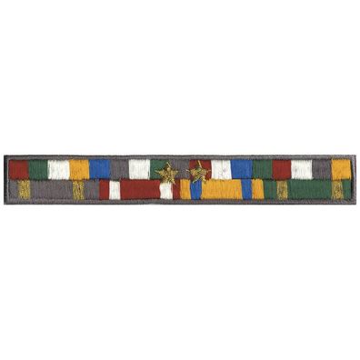 Aufnäher - Nationalflagge - 04739 - Gr. ca. 13,6 x 1,9 cm - Patches Stick Applikatio