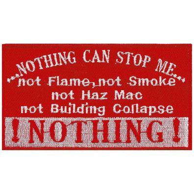 Aufnäher - Nothing can Stop me - 00411 - Gr. ca. 9 x 6 cm - Patches Stick Applikatio