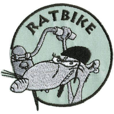 Aufnäher - Ratbike - 01774 - Gr. ca. 8 cm - Patches Stick Applikation