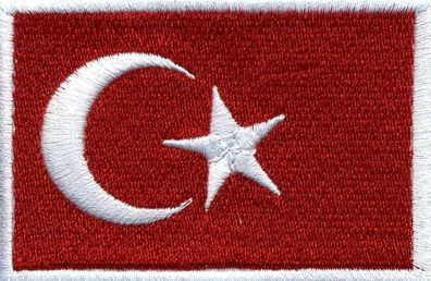 Aufnäher - Türkei Fahne - 21672 - Gr. ca. 8 x 5 cm