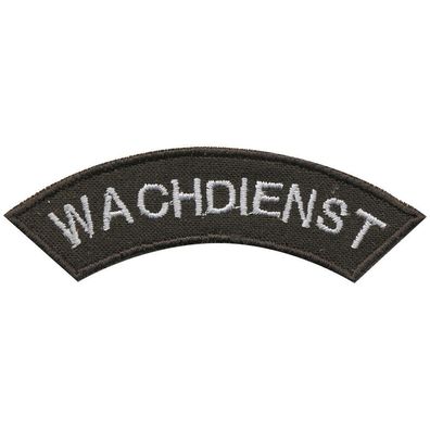 Aufnäher - Wachdienst - Gr. 8,5cm x 2cm - 06002 Applikation Patches