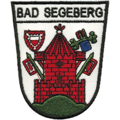 Aufnäher - Wappen - Bad Segeberg - 00434 - Gr. ca. 7,5 x 9,5 cm - Patches Stick Appl