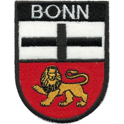 Aufnäher - Wappen - BONN - Gr. ca. 6,5 x 8,5 cm - Patches Stick Applikation
