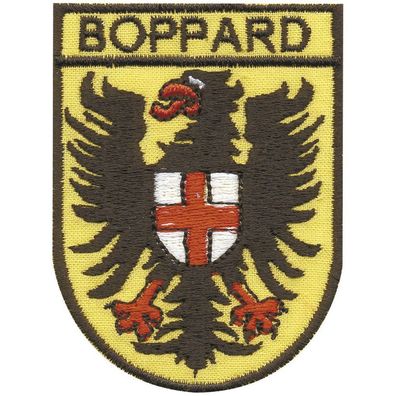 Aufnäher - Wappen - Boppard - 00490 - Gr. ca. 5,5 x 7,5 cm - Patches Stick Applikati