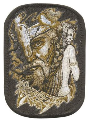 Aufnäher - Wikinger Mystik LIZENZ SERIE Milosch - 04715 - Gr. ca. 7x10 cm - Patches