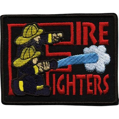 Aufnäher Applikation edles Stick-Emblem 8,5 x 6,5cm - Feuerwehr - 00296