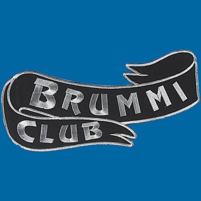 Rückenaufnäher - Brummi Club - 08522 - Gr. ca. 25 x 11 cm - Patches Stick Applikati