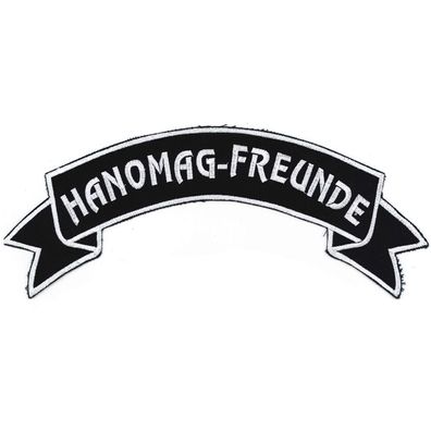 Rückenaufnäher - Hanomag-Freunde - 07307/3 - Gr. ca. 28 x 7 cm - Patches Stick Appl