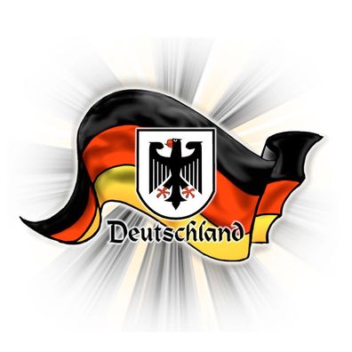 Flaschenöffner - Deutschland Flagge wehend - 06456 - Gr. ca. 5,7 cm