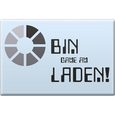 Küchenmagnet - Bin Game am laden - Gr. ca. 8 x 5,5 cm - 38826 - Magnet