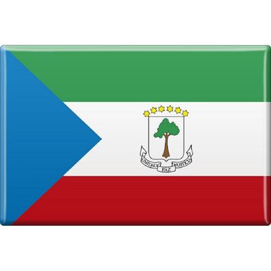 Küchenmagnet - Länderflagge - Äquatorialguinea - Gr. ca. 8x5,5 cm - 38008 - Magnet