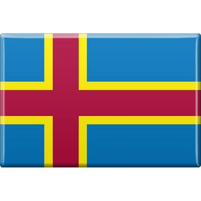 Küchenmagnet - Länderflagge Aland-Island - Gr. ca. 8x5,5 cm - 38003 - Magnet