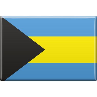 Küchenmagnet - Länderflagge Bahamas - Gr. ca. 8cm x 5,5 cm - 38014 - Magnet