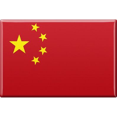 Küchenmagnet - Länderflagge China - Gr. ca. 8x5,5 cm - 38027 - Magnet