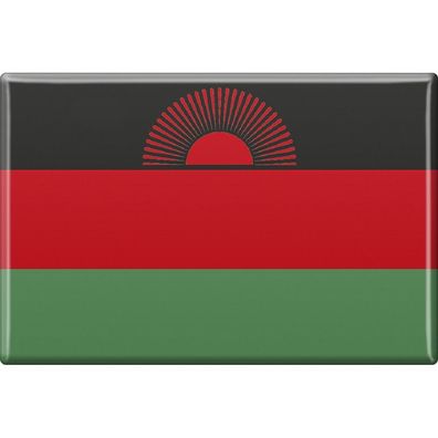 Küchenmagnet - Länderflagge Malawi - Gr. ca. 8x5,5 cm - 38075 - Magnet