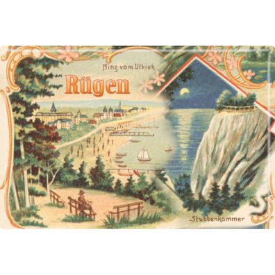 Küchenmagnet - RÜGEN - Gr. ca. 8 x 5,5 cm - 38141 - Magnet