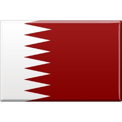 Kühlschrankmagnet - Länderflagge Katar - Gr. ca. 8x5,5 cm - 38059 - Magnet