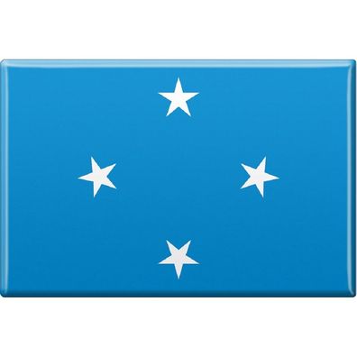 Kühlschrankmagnet - Länderflagge Mikronesien - Gr. ca. 8x5,5 cm - 38084 - Magnet