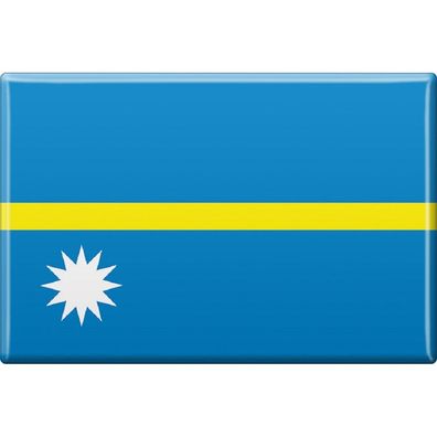 Kühlschrankmagnet - Länderflagge Nauru - Gr. ca. 8x5,5 cm - 38091 - Magnet