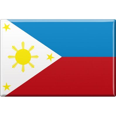 Kühlschrankmagnet - Länderflagge Philippinen - Gr. ca. 8x5,5 cm - 37807 - Magnet