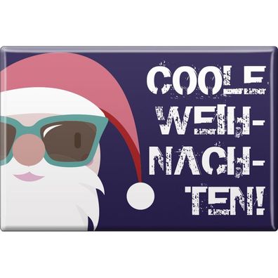 Kühlschrankmagnet - Weihnachten - Coole Weihnachten - Gr. ca. 8 x 5,5 cm - 38235 - M