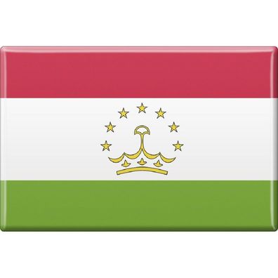 Magnet - Länderflagge Tadschikistan - Gr. ca. 8x5,5 cm - 37835 - Küchenmagnet