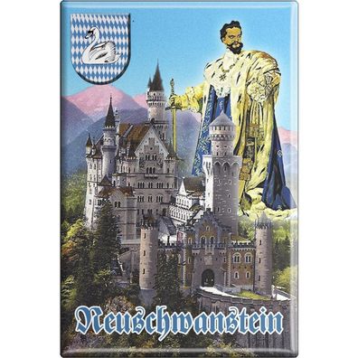 München Munich Magnet Fridge Reise Souvenir Germany,Marienplatz,Neuschwanstein .
