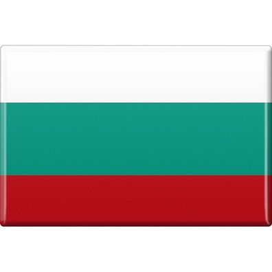 Magnet - Länderflagge - Bulgarien - Gr. ca. 8x5,5 cm - 38023 - Küchenmagnet